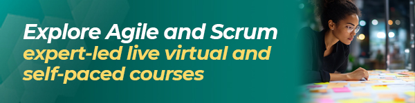 Email signature for Explore Agile and Scrum expert led live virtual and self paced courses