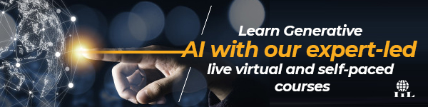 Email signature for Learn Generative AI with our expert led live virtual and self paced courses