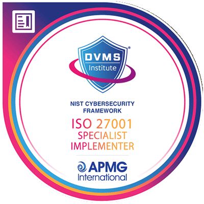 ISO 27001 specialist implementer badge